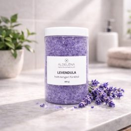 Holt-Tengeri Fürdősó - LEVENDULA (400 ml)