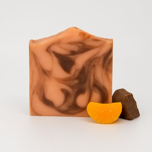 Csokoládé-Mandarin Szappan Perui Nyers Csokoládéval (150 g)