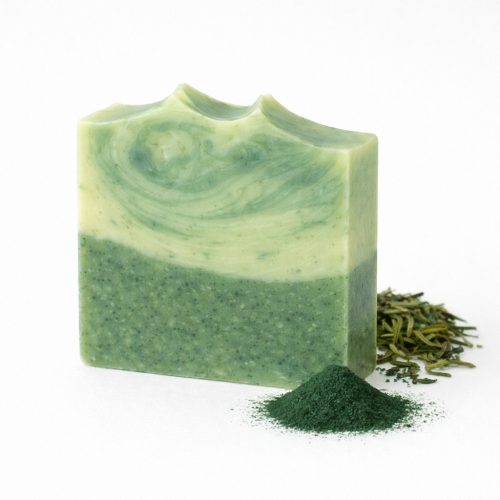 Spirulina-Zöld Tea Szappan Zöld agyaggal (150 g)