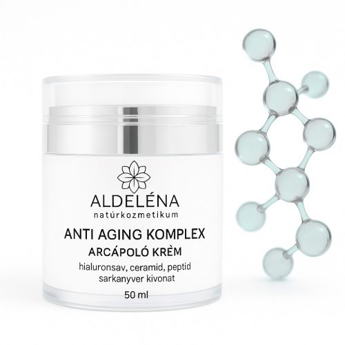 Anti Aging Komplex Arckrém Hialuronsavval, Peptidekkel (50 ml)